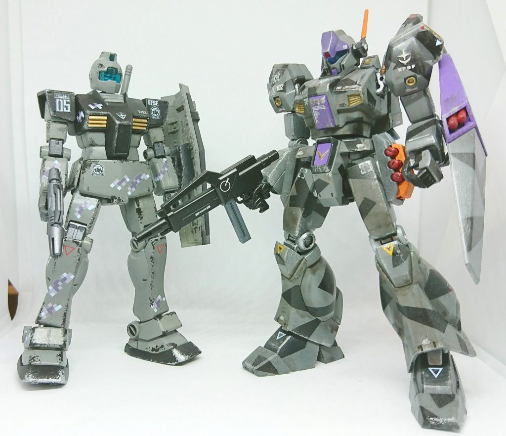 ランナー塗装ジェガンと