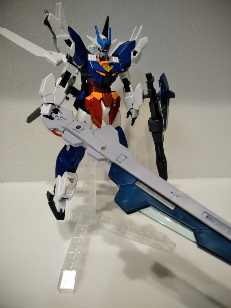 塗装しているのは武装一部とサタニクスで使用したスカート前部のパーツのみ
+