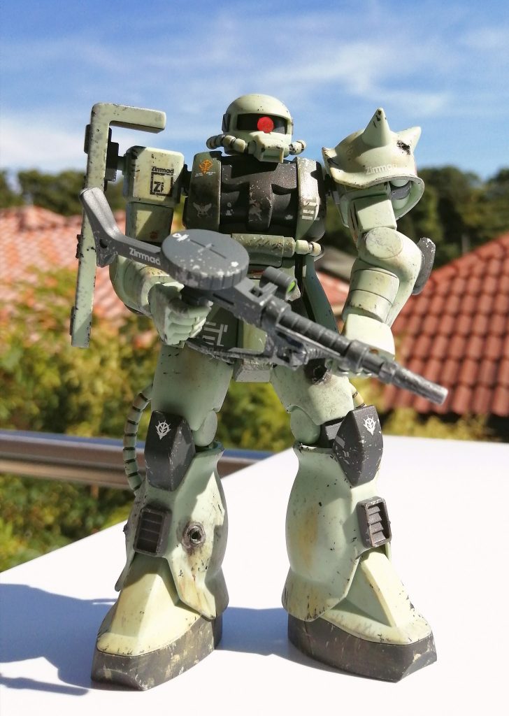 正面からも！選択竿の上にプラ板を敷いて撮りましたw
    +