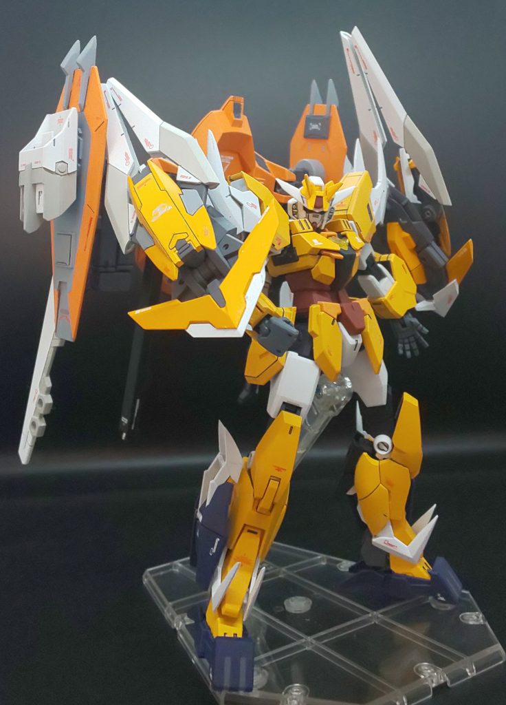 手抜きして、マーズ要素が多くなってしまったので、赤はやめてオレンジ寄りのカラーリングにしました。