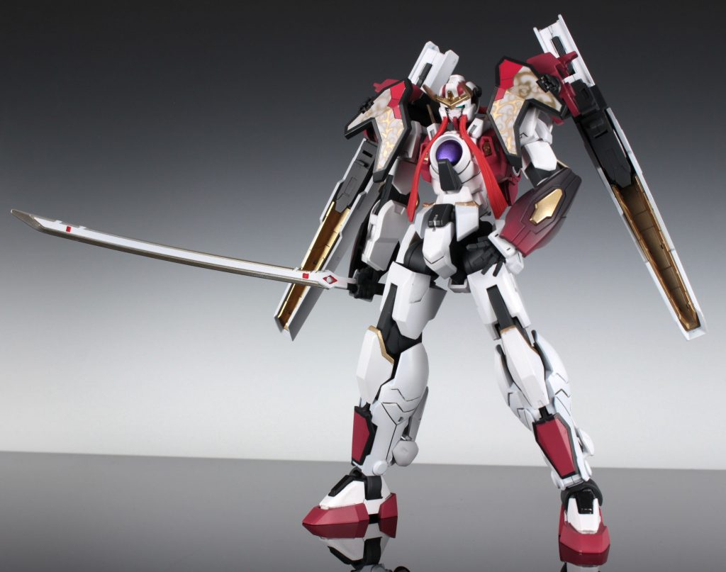 ３年前に始めて製作したオリジナルガンプラ、戦国アストレアを継承する機体。
モチーフは【夜叉】【戦国】