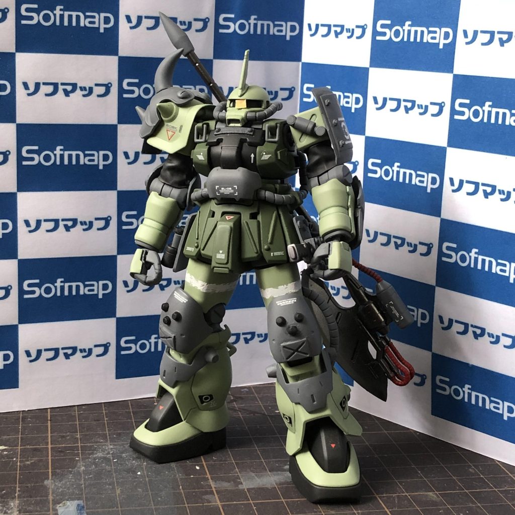 基本塗装、デカール貼り、つや消しクリアを吹いた後。