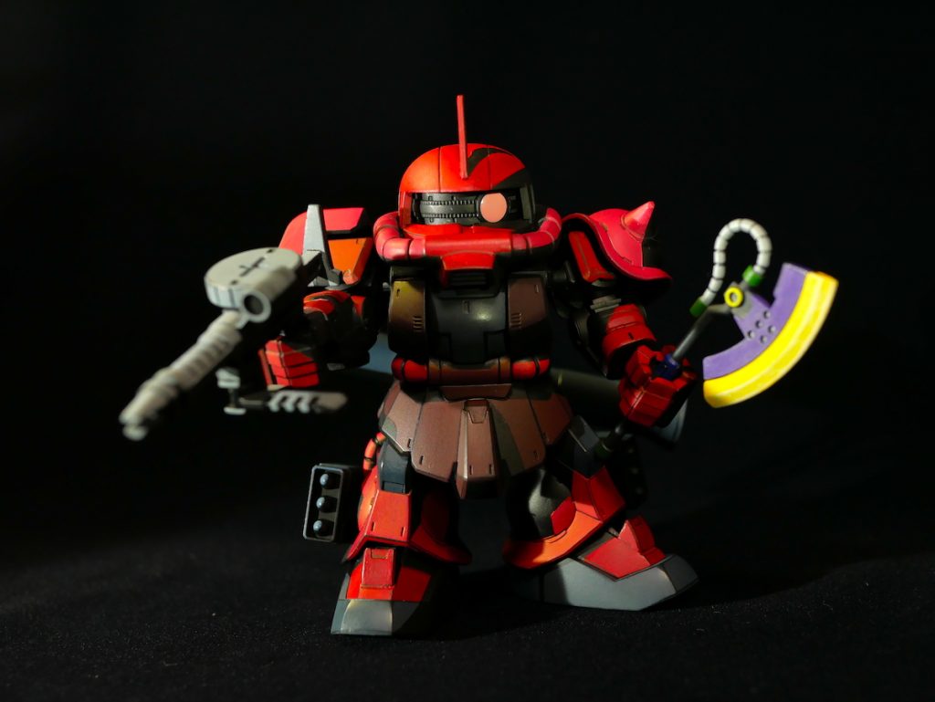 正面から。実は赤色も５種類使っています。