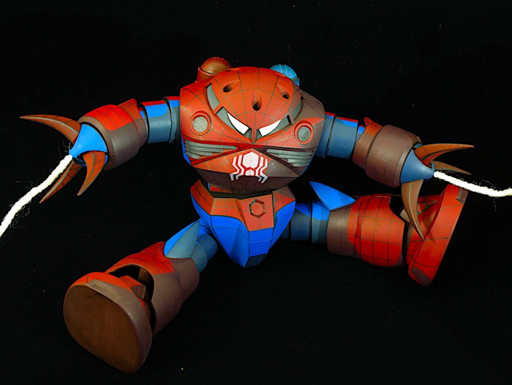 蜘蛛の巣も吐き出せます。