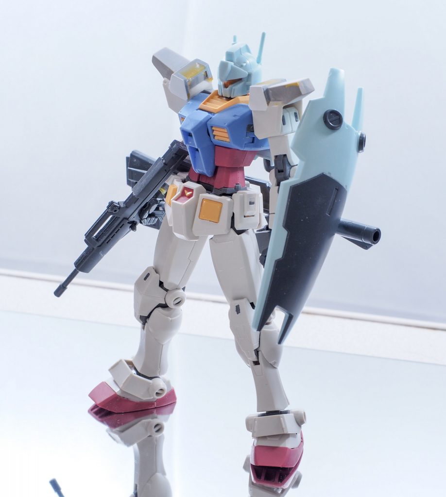 塗装、ディテールアップ前肩は微スクラッチ