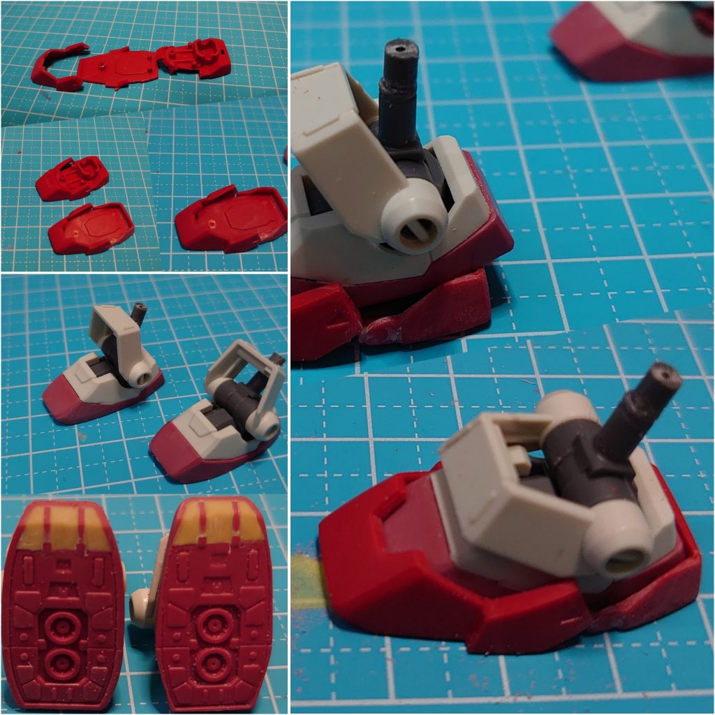 つま先はスリッパを履くようにしました。フォーエバーのカバーを1ミリのみ靴を延長ですそれに合わせてビヨンドの足をげずりこみました
+