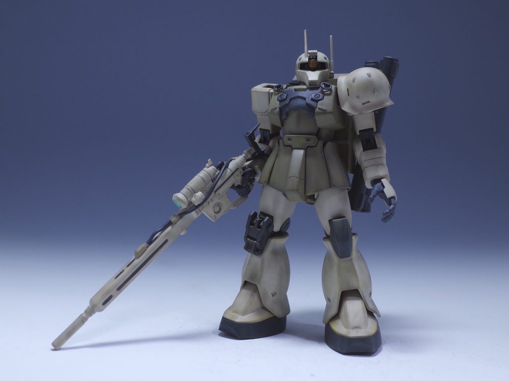 　1/144 HGUC ザクⅠ・スナイパータイプ　–4枚目/制作者：だんくら工房・mk戦車