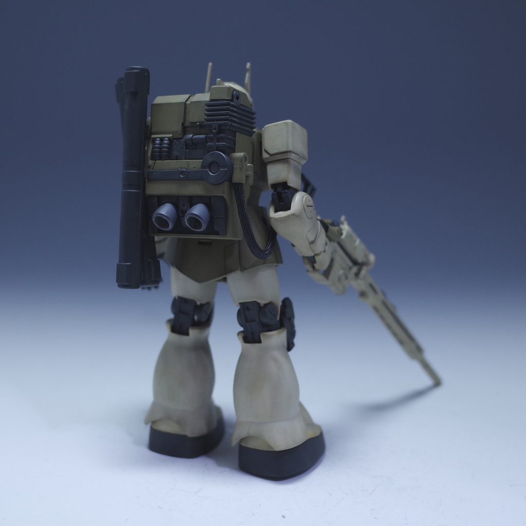 　1/144 HGUC ザクⅠ・スナイパータイプ　–5枚目/制作者：だんくら工房・mk戦車