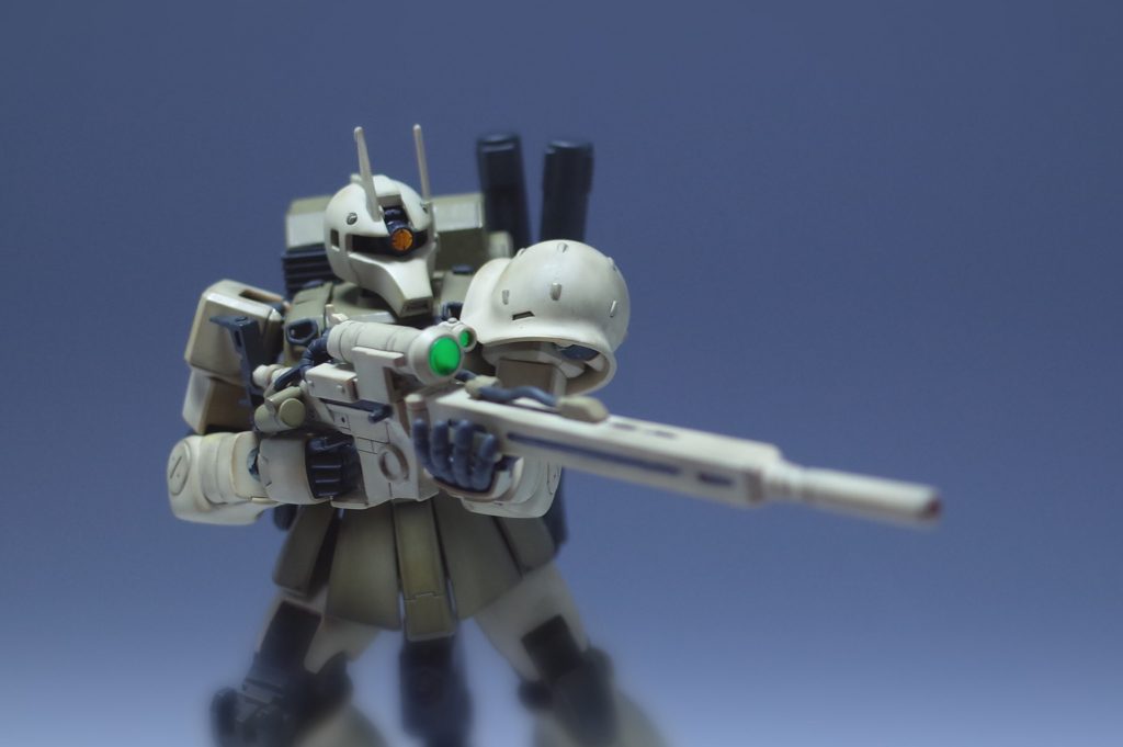 　1/144 HGUC ザクⅠ・スナイパータイプ　–2枚目/制作者：だんくら工房・mk戦車