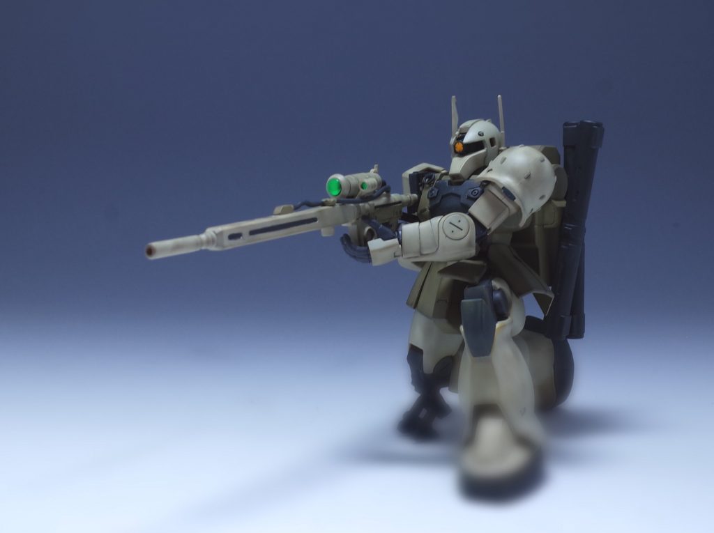 　1/144 HGUC ザクⅠ・スナイパータイプ　–3枚目/制作者：だんくら工房・mk戦車