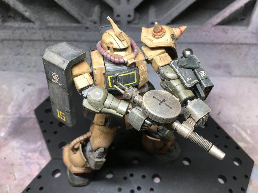MS-06D ZAKU DESERT TYPE ORIGIN MSD–5枚目/制作者:石井真幸