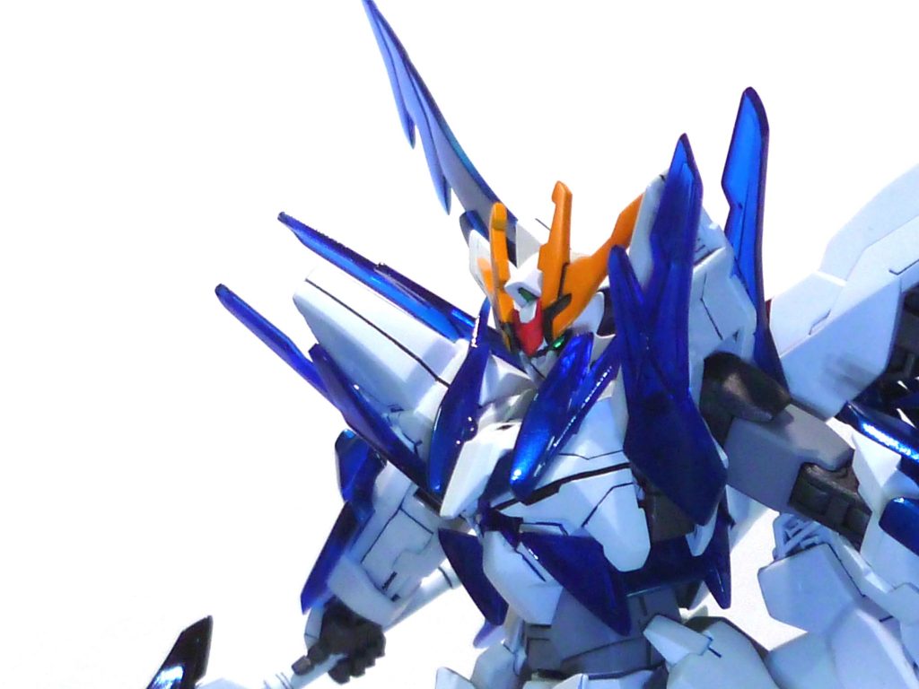 クリアパーツは根本の部分をキャンディー塗装して、グラデーションでクリアになる様に。写真が下手だからちゃんと写ってないけど ;つД｀)