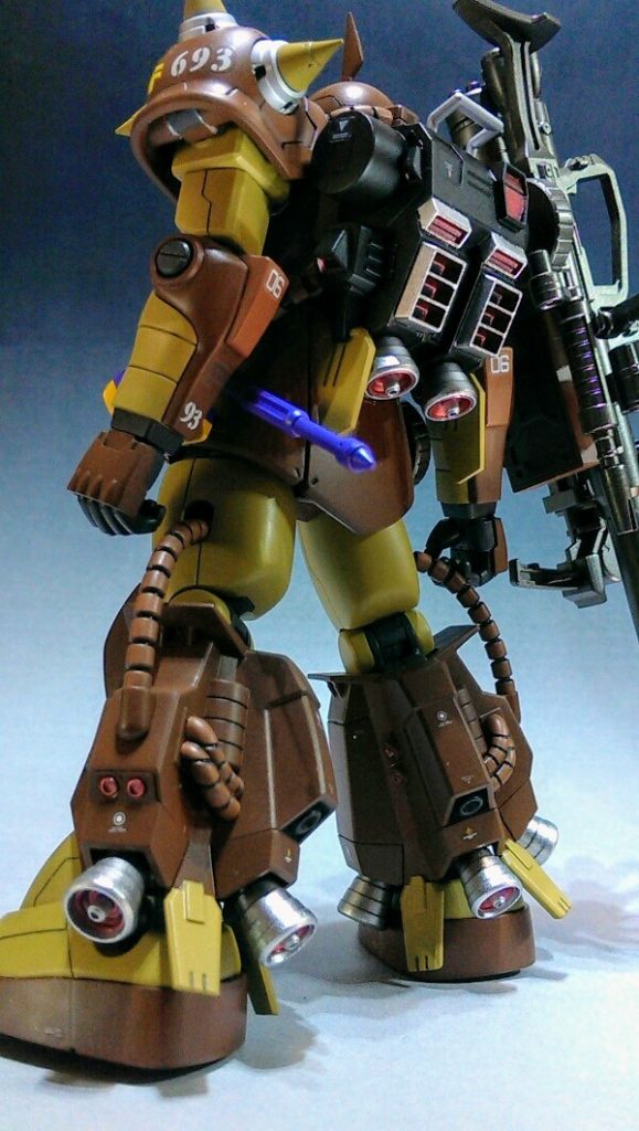 高機動型ザクⅡ R-1A マサヤ・ナカガワ専用機–4枚目/制作者:ぐりぐら