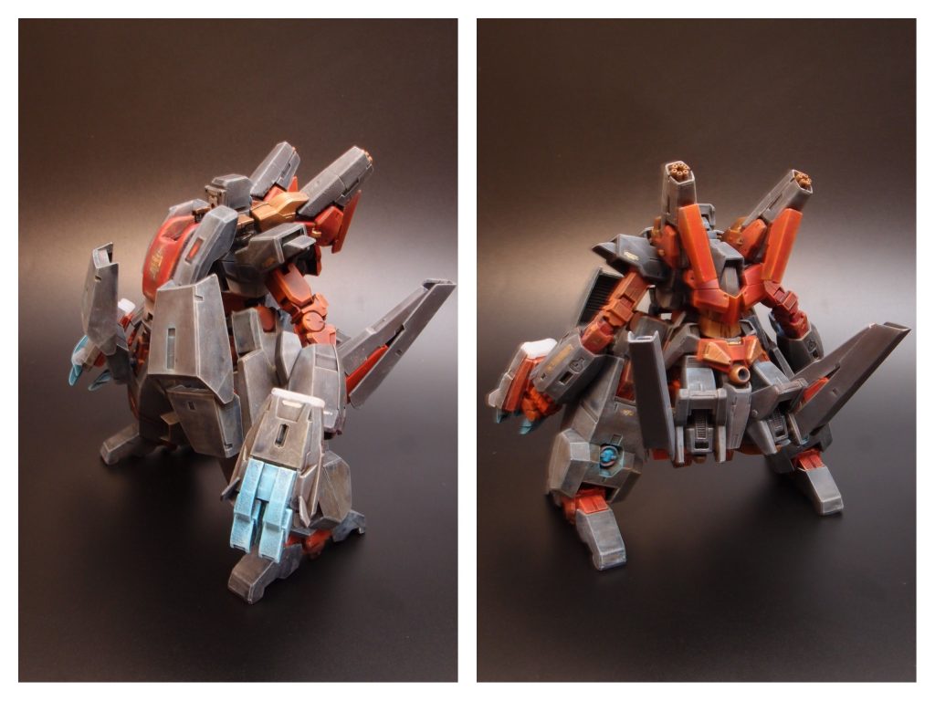 Vがバックパックに変形、背部ユニットを分離したFとドッキングする。接近した弾丸やMSをたちまち凍結させて無効化する等、人型兵器の域を超えた性能を見せる。