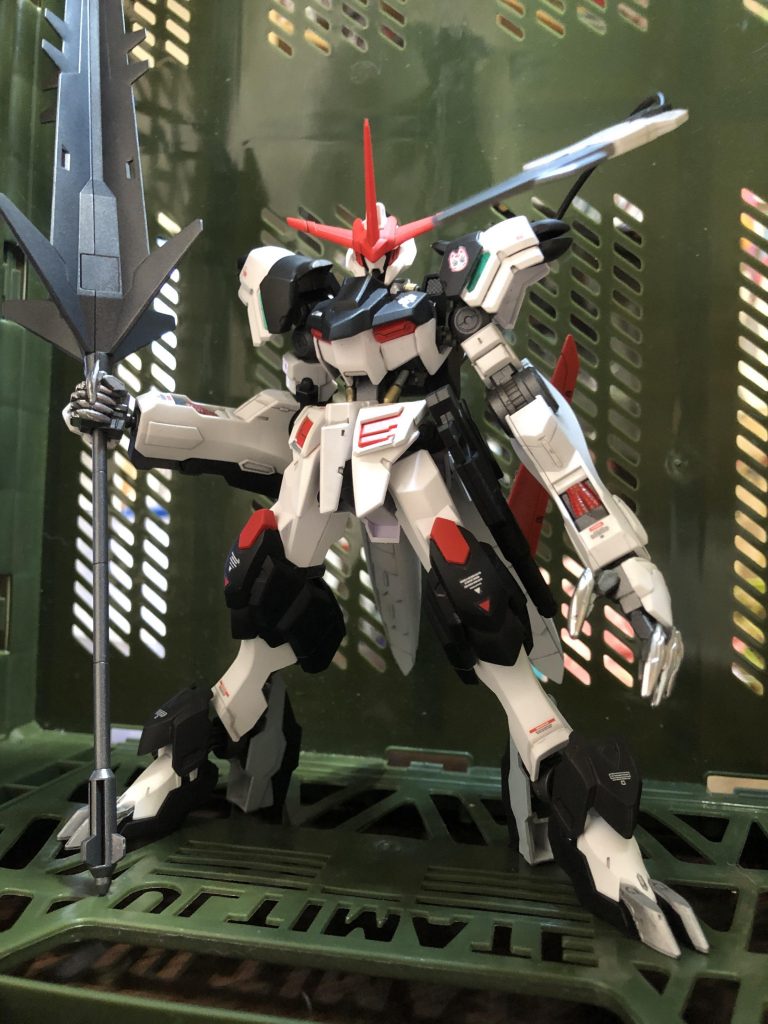 鉄鬼参式　乙型腕部をレクスのものに換装、主兵装も大型メイスに✨