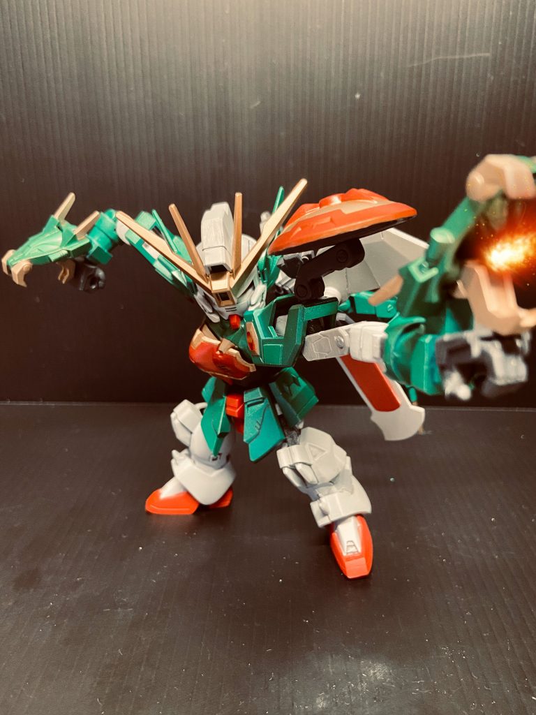 逃げるか！借りを返してからな！やっぱりアルトロンと言えばこれよね！干渉しないよう盾を可動式に。