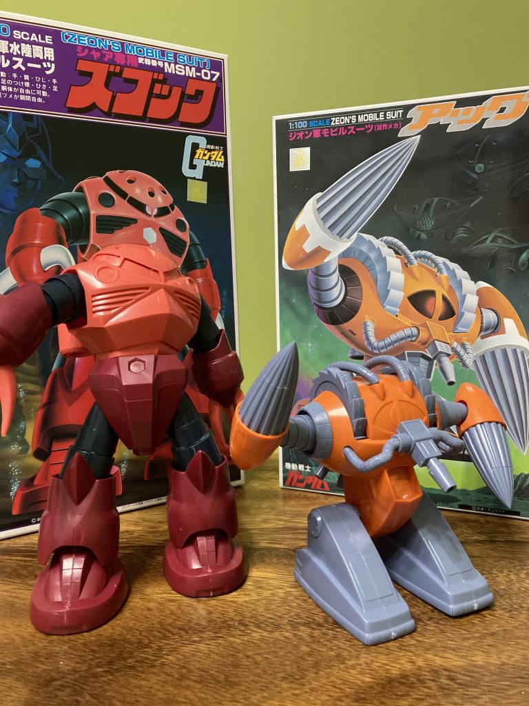 旧キットベースの為、リアル感より大河原氏イラスト風を強く表現してみました。