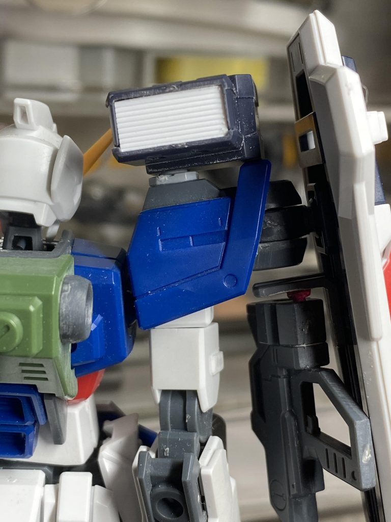 今作のこだわりポイントは左肩の裏側に通気口を追加したことで、結構気に入っているポイントです(≧∇≦)