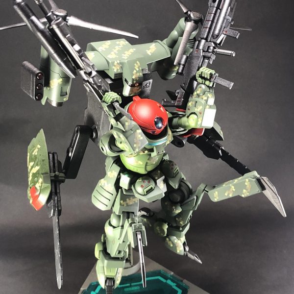 グリモアレッドベレー　ピクセル迷彩　ティルトローターパックを添えて