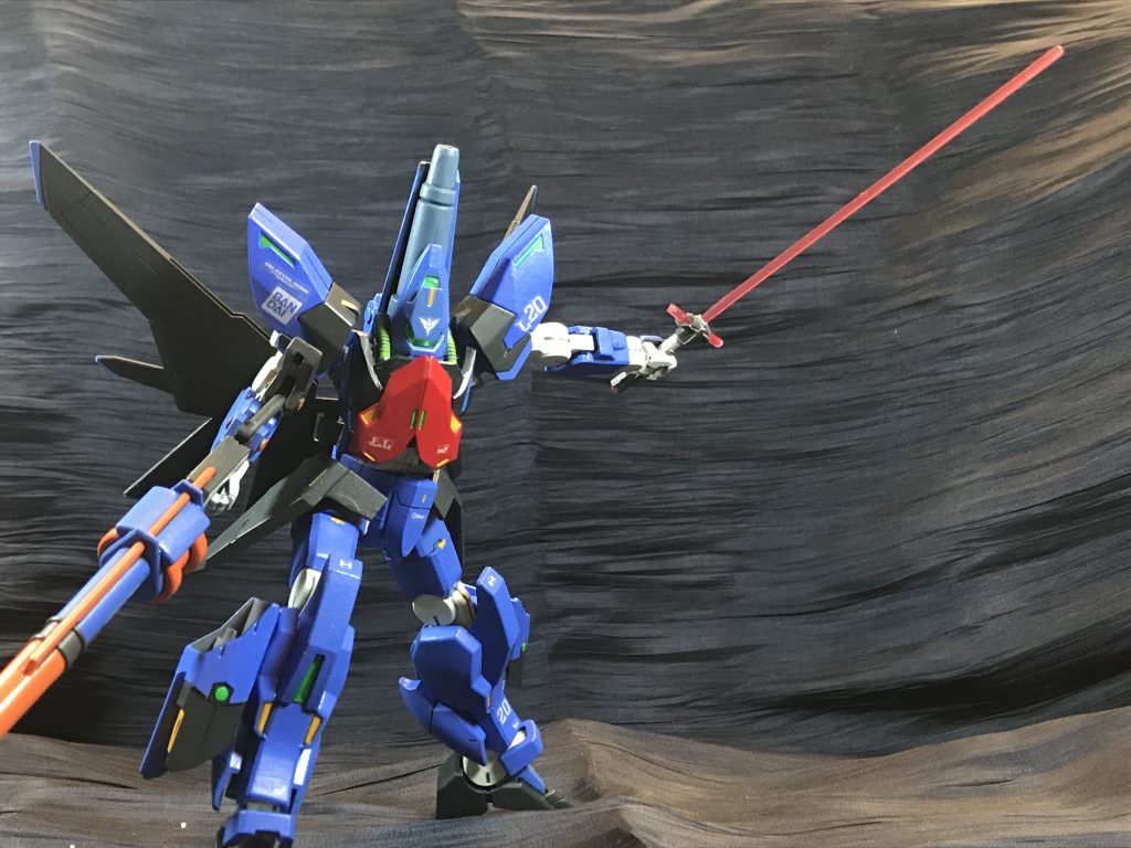GBN用なので「ガンプラ」だけ使う縛りで作りました。ランナーやランナータグもガンプラ由来のものだけ使いました。いざエントリーしてガンプラじゃないからエラーとか出ないように。