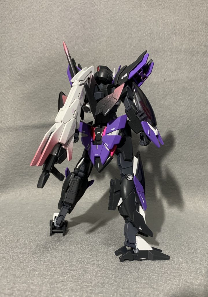 ライフル、シールドをマウントした状態