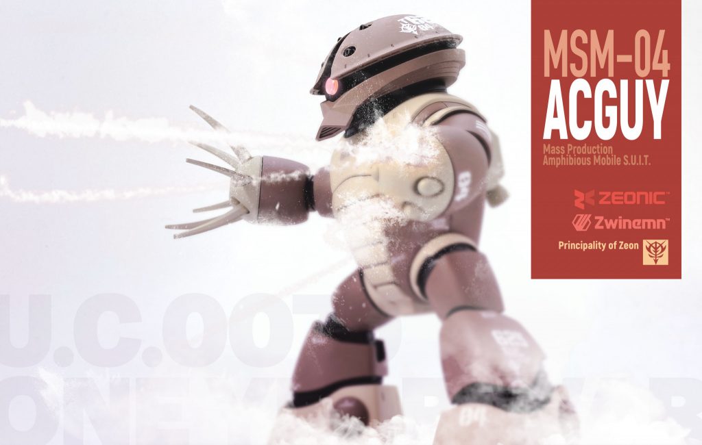 アッガイ (HGUC)–2枚目/制作者：杉浦印字