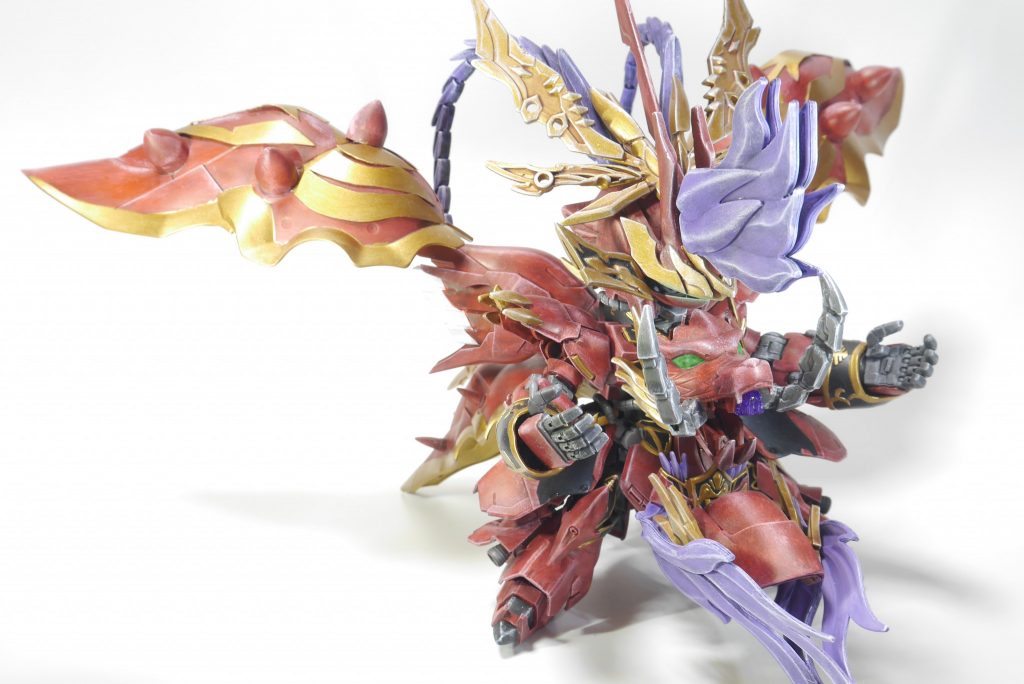 ・カラーすべてシタデルカラーによる筆塗です。ドライブラシ仕上げを多めに採用し、どこかぼやっとしたようなマットな仕上がりをしたかったです。