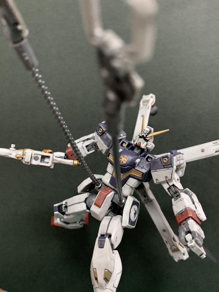 シザーアンカーもしっかり再現できます。組んで楽しい、ポーズ決めて楽しい良キットでした。