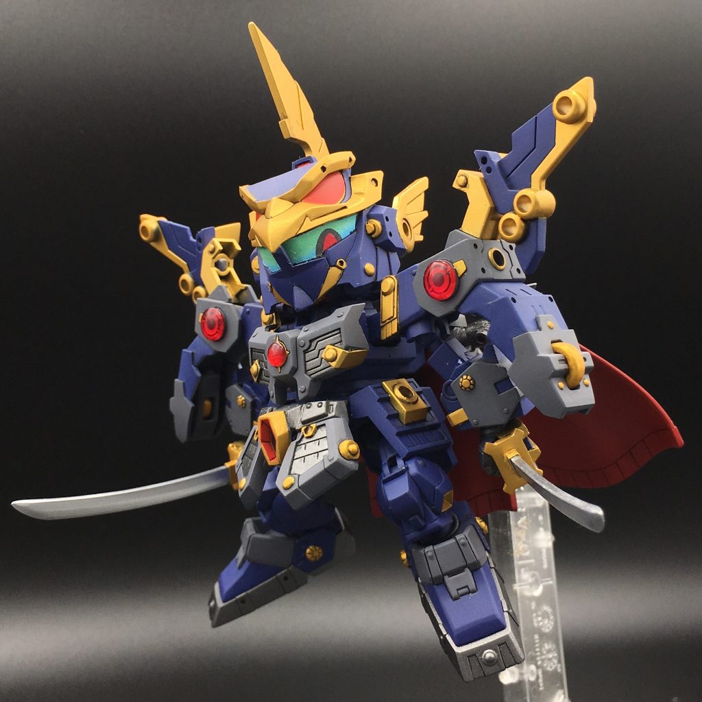 「その名はとっくにすてたがね....!!」天宮を狙う黒き将軍、刃斬武将軍!!その正体は…逞鍛が光の力に絶望し自ら闇に身を沈めた姿