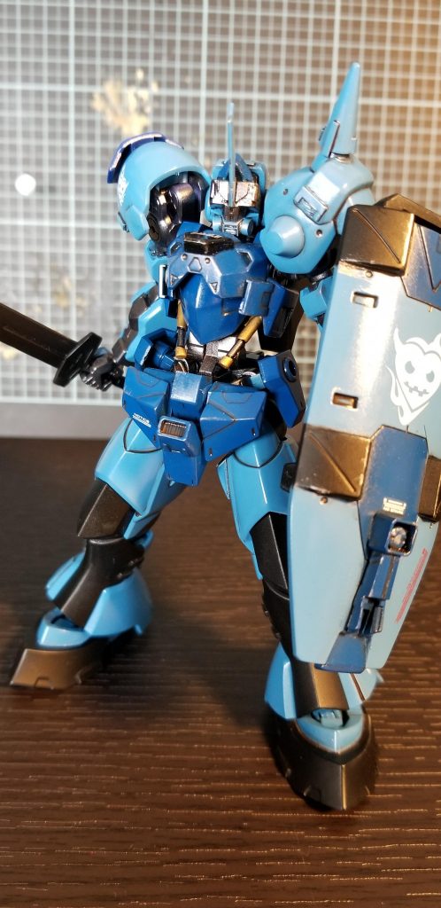 中々自分としては気に入っているので、今後ザク　ドム　ゲルググ風の獅雷も作っていけたらと思います。