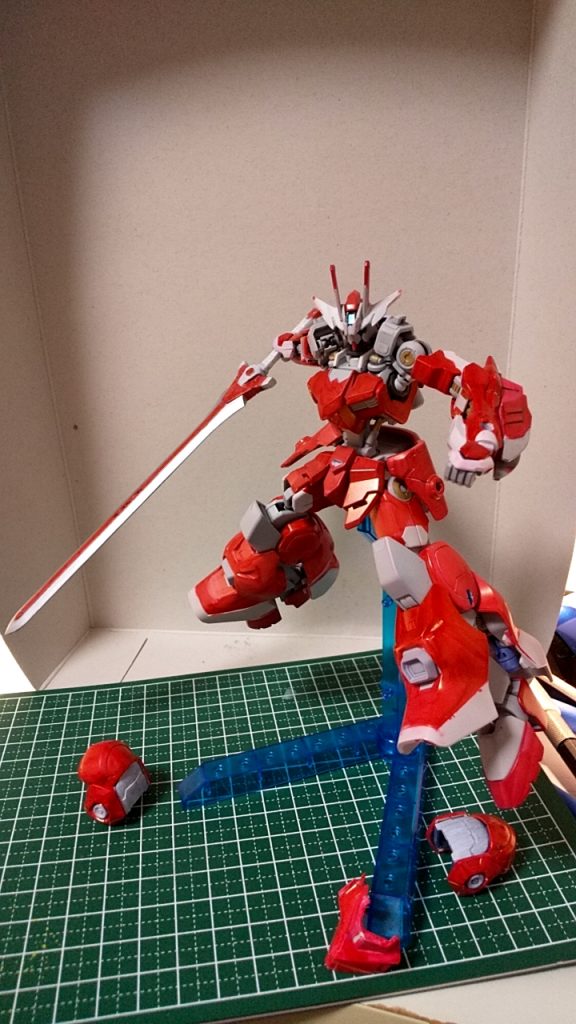 アーマーパージ！第６バルバトスの胴体を使っているので前期最終回イメージの形態。