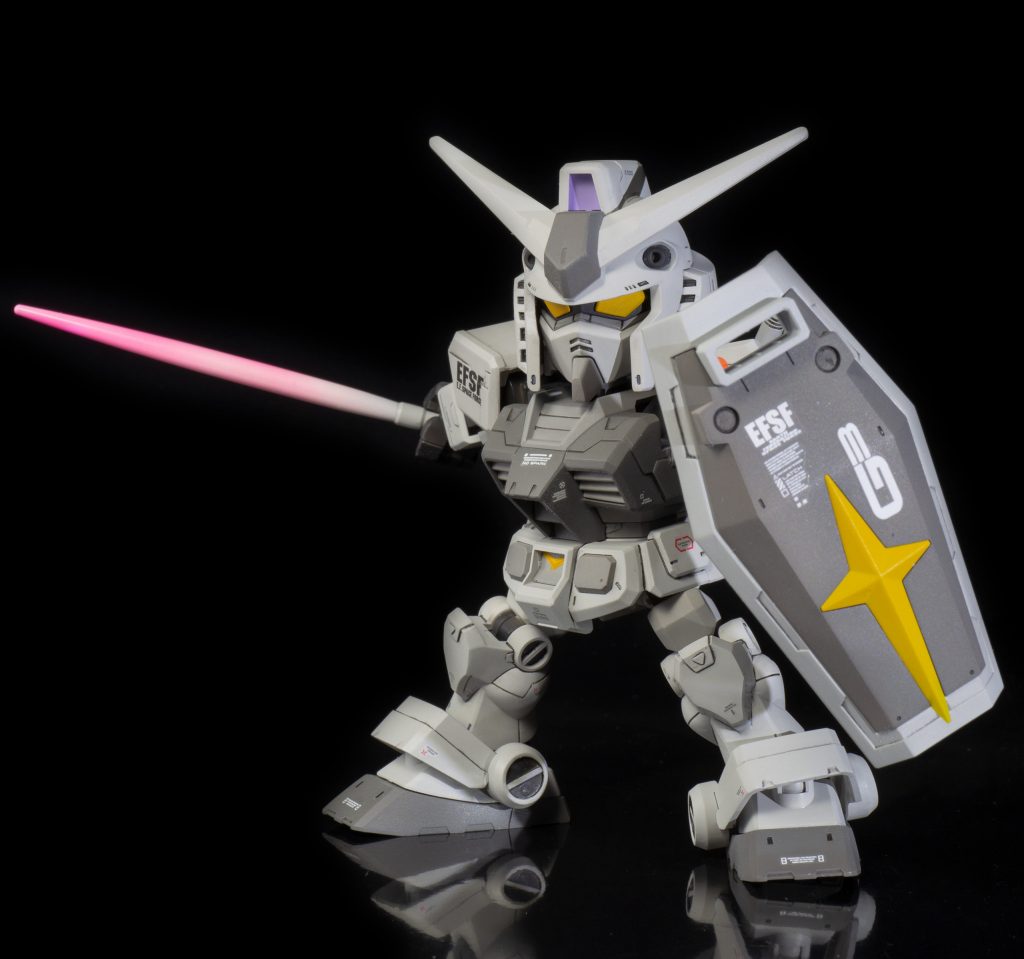 お馴染み哀・戦士のポーズ。