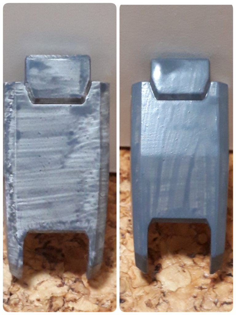 1回　2回と塗り重ね　最終的に5回くらい塗り重ねました✨