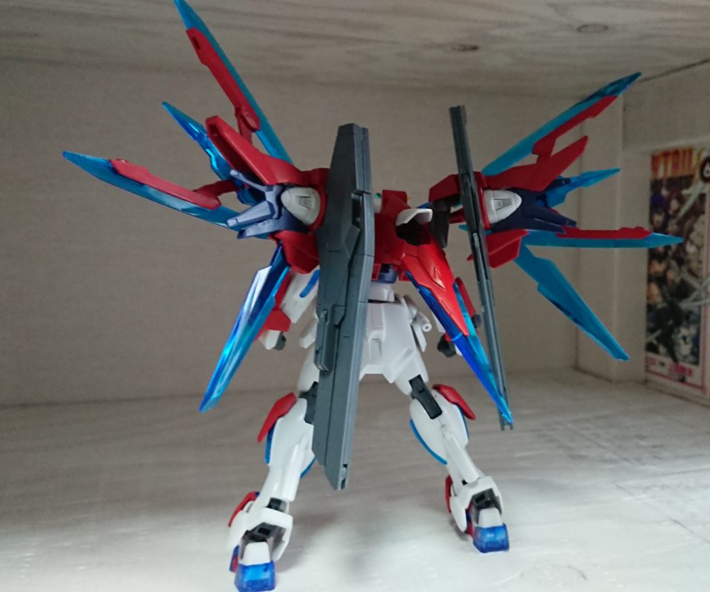 バーストモード状態でリア