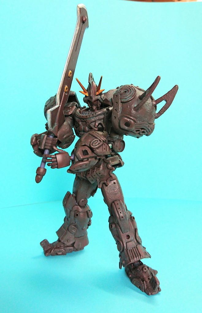 ハバキリの剣、構え。