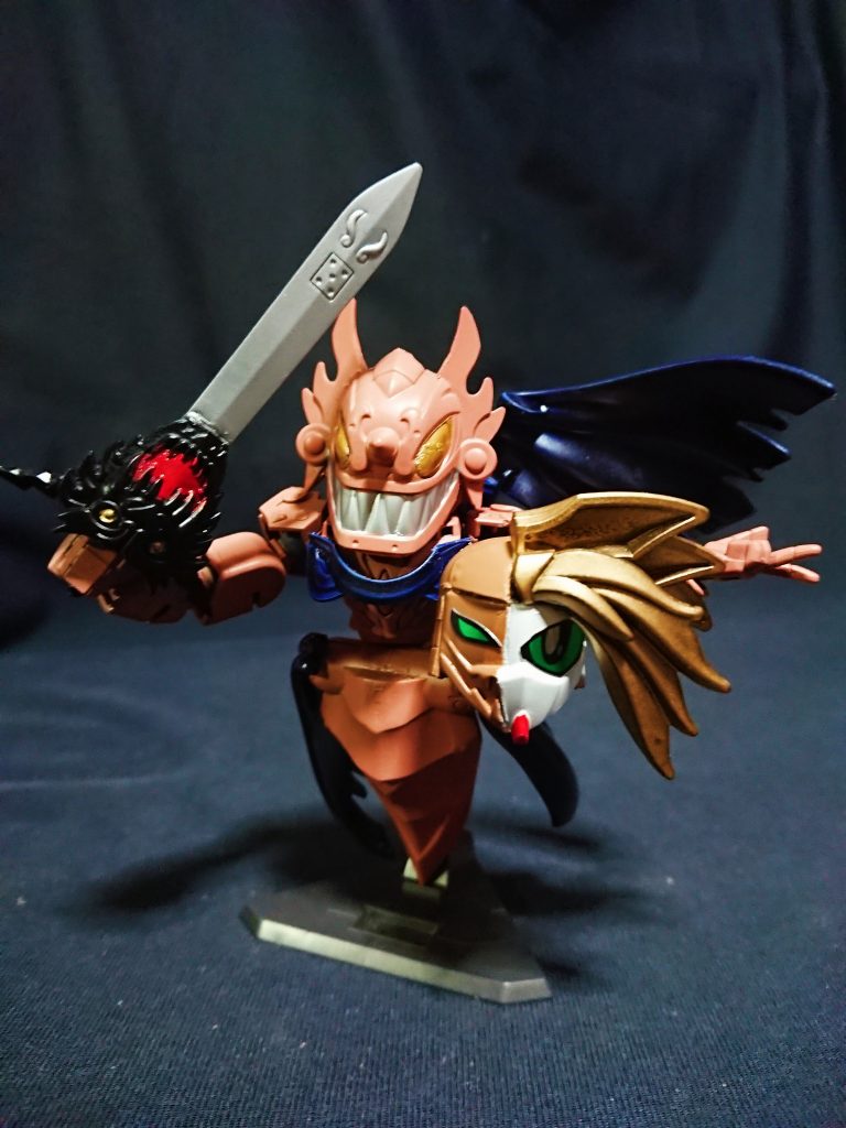 同化の法で悪魔系モンスターを取り込んだ七英雄の1人。アバロンに襲撃をかけ、ジェラールの父 レオン皇帝と兄 ヴィクトールを亡き者とした結果、バレンヌ帝国が七英雄の打倒を掲げることとなった。回避不能な一撃必殺のソウルスティールを放つ。