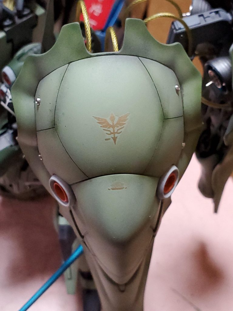 筋彫りとグラデーション