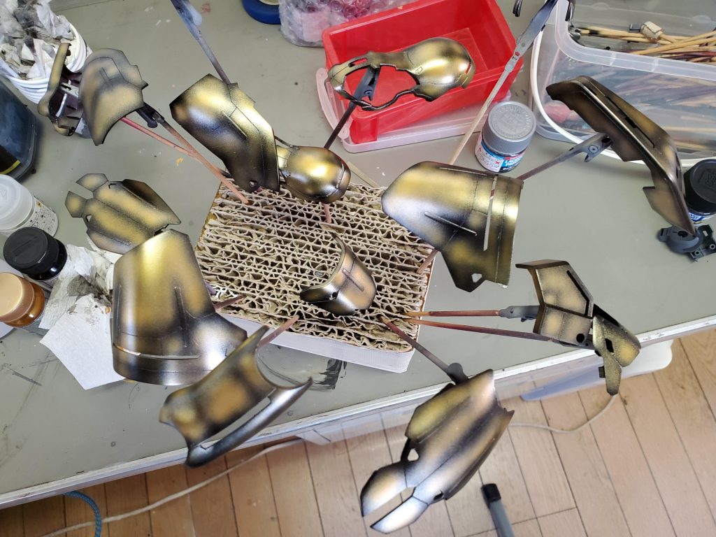 ゴールドでグラデーション