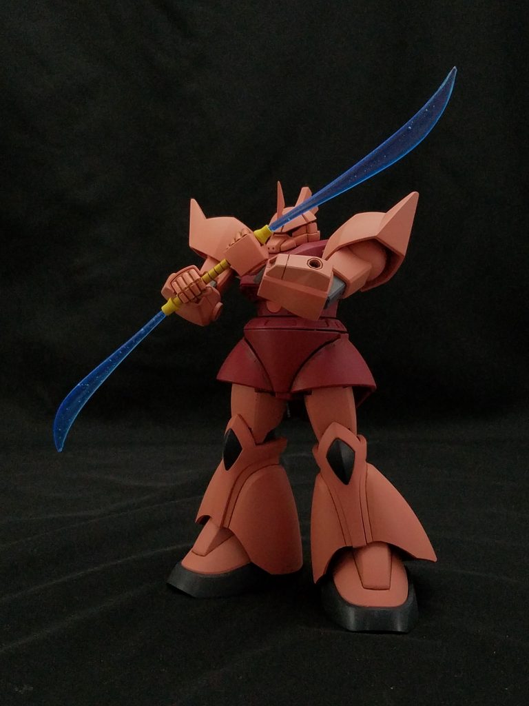 TV版のゲームナギナタ。前回同様UVレジン製。気泡が入ってるのはデフォです(笑)