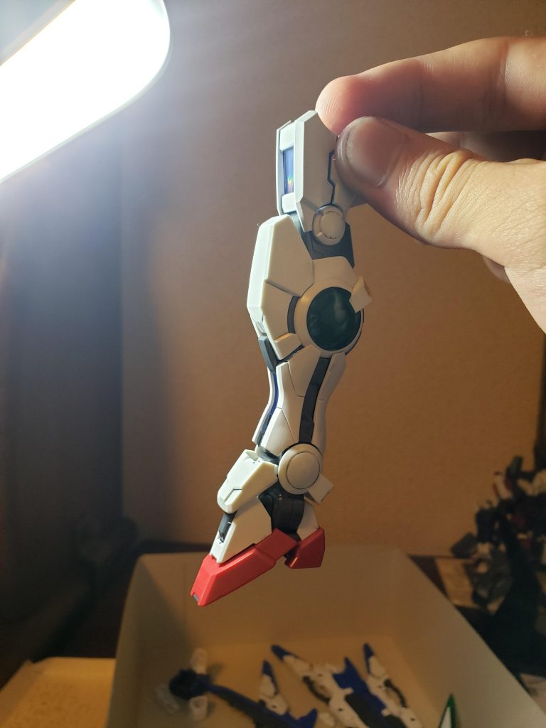 足はエクシアとダブルオーの合わせです〜接地性がすごい安定しました（笑）