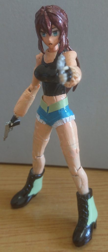 悔しいのは、銃ホルダーが上手く作れなかった、、、(T_T)