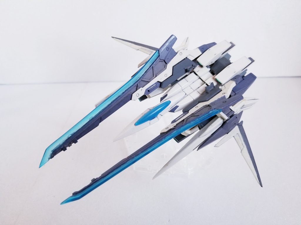 ザンライザー。刃の部分をクリアプラ板にするのに苦労しました、、