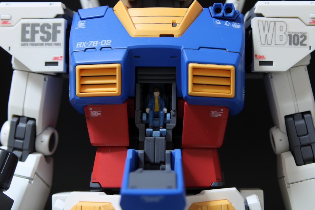 中のアムロ君もしっかり塗りました 