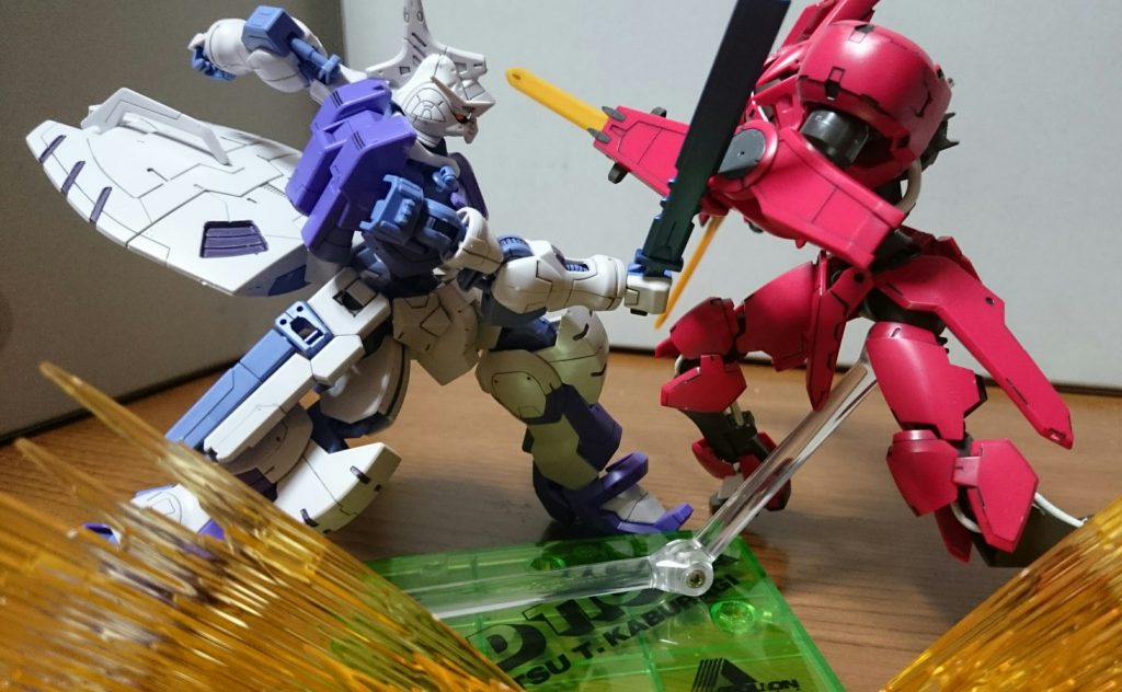 「うわぁぁぁぁぁぁ!!」「そうだガエリオ。私への憎しみを、怒りをぶつけてくるといい」