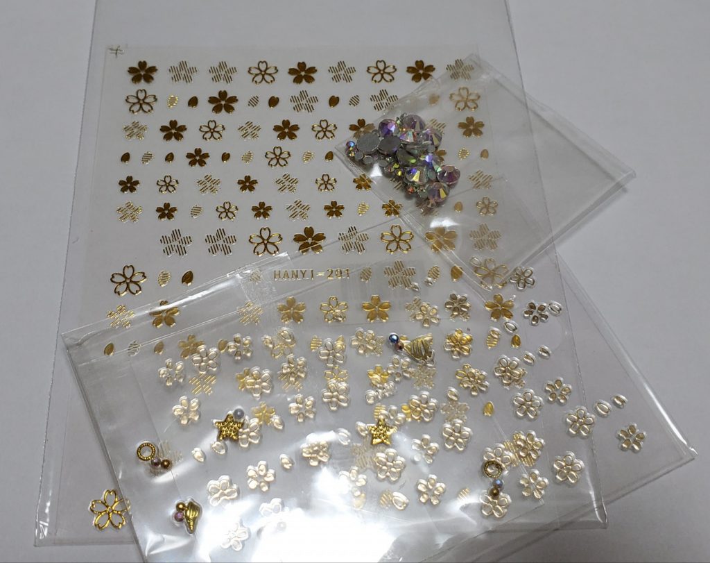 今回使用したネイルシール