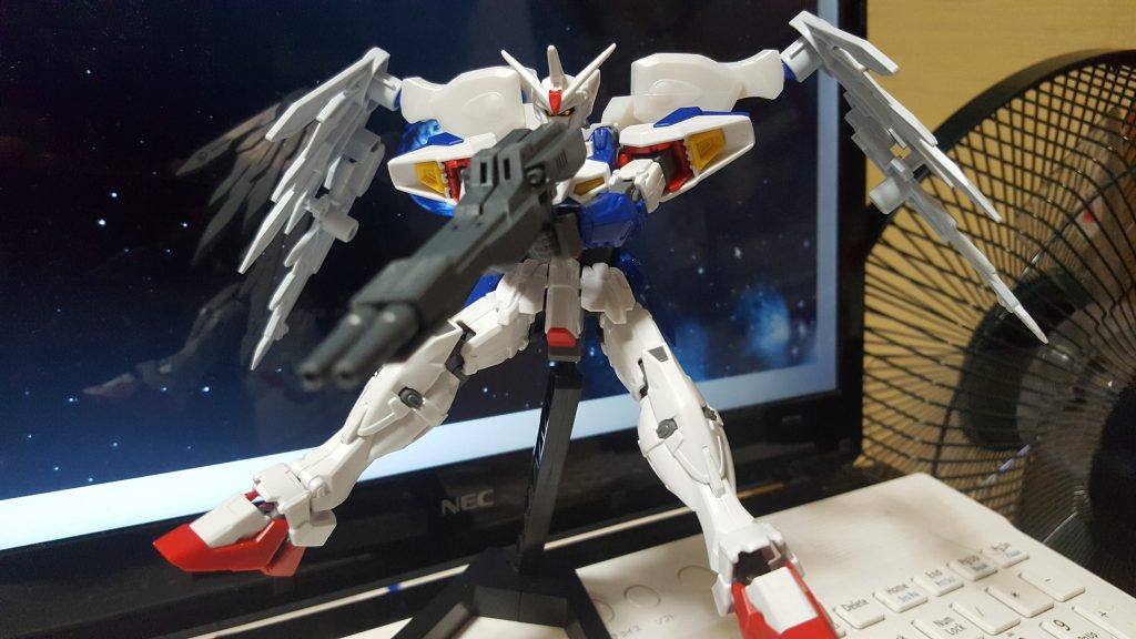 なんかゼロカスにみえたからツインバスターライフル持たせてみた。命名するなら幸福論砲(ハピリリバスター☆)