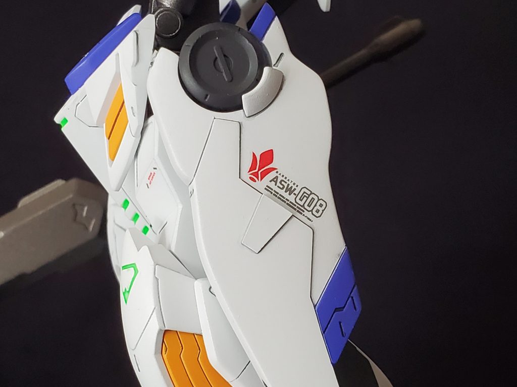 ここがすきです。ただ腰スラスター裏面の合わせ目消しはクソめんどうでした。