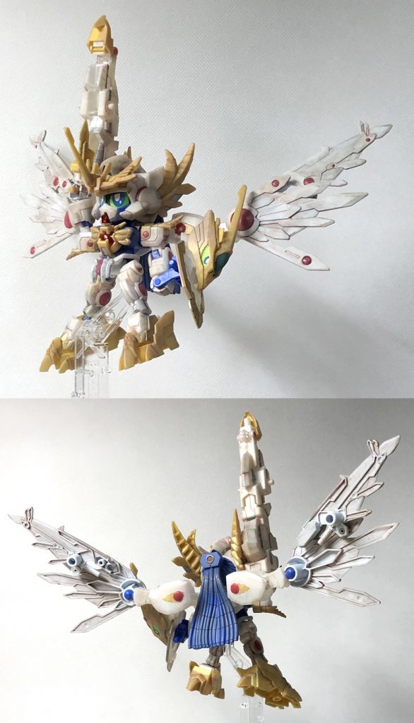 スミ入れを終えてウォッシングを行うか、トップコート(つや消し)に進むかの審判の時……天気は土砂降りの雨。