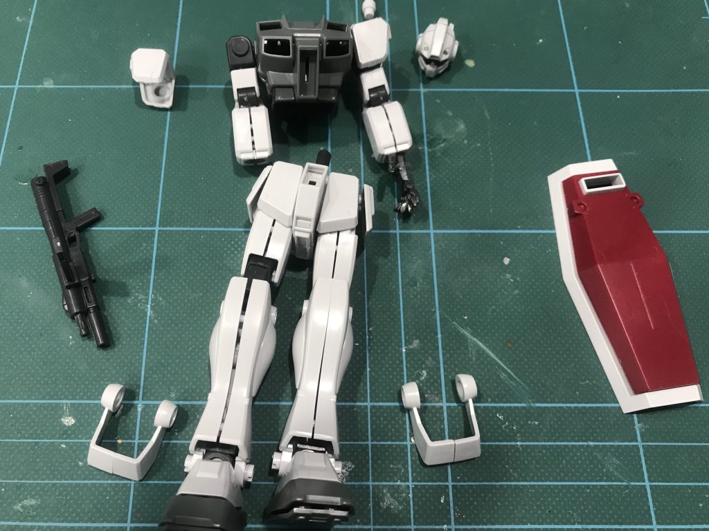 素組み状態。ここからどう改造していくか考えるのが楽しいです。