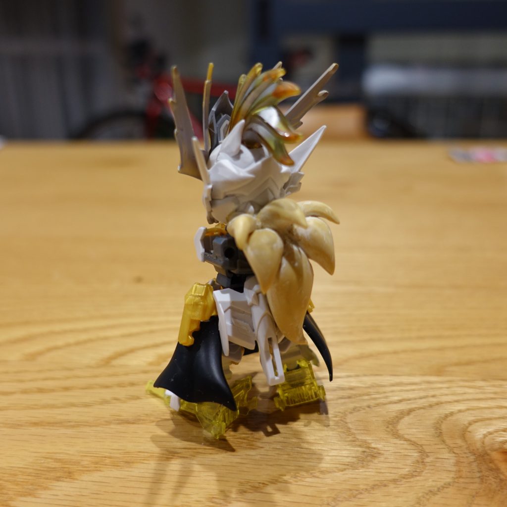 背中　後ろ髪のエポパテ工作。